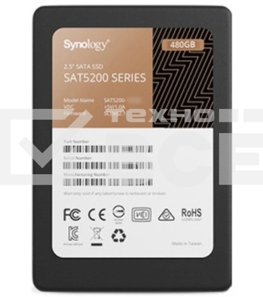 Накопитель SSD Synology SAT5220-480G, 480Gb, SATA III, 2.5