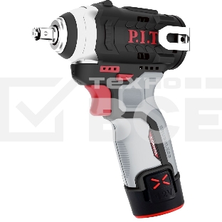 Гайковерт P.I.T. PIW12K-120A/2 аккум. патрон:квад.3/8