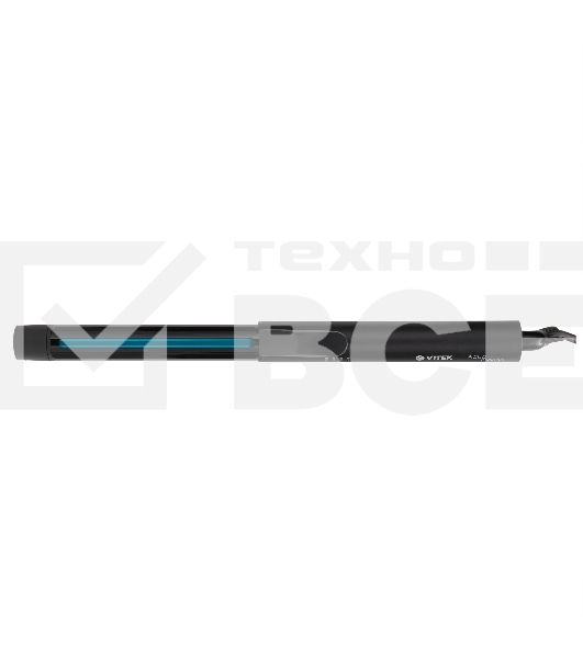 Щипцы Vitek Aquamarine VT-2313 60Вт черный/голубой макс.темп.:200С покрытие:керамическое