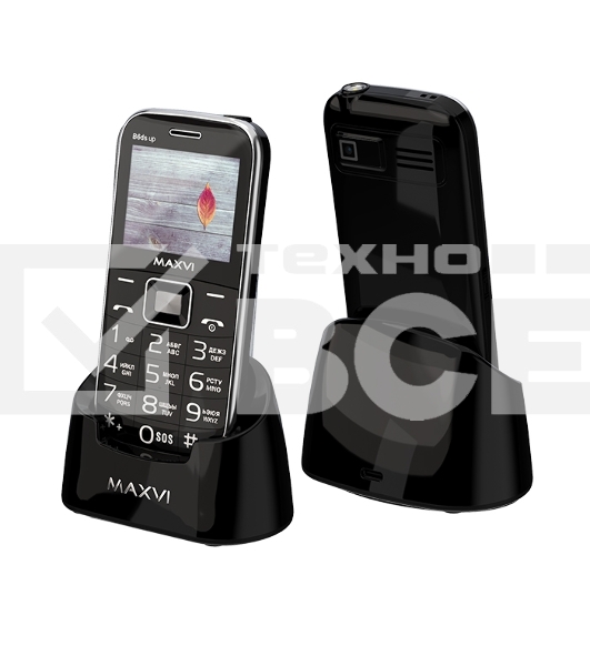 Мобильный телефон Maxvi B6ds up черный