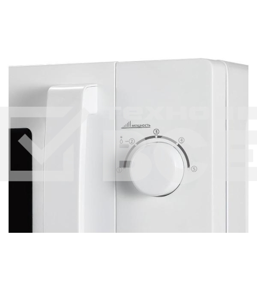 Микроволновая печь Optima MO-2023W, 20л, 700Вт,механич.ПУ, ручка д/откр.дверцы, 5 ур.мощн., белая