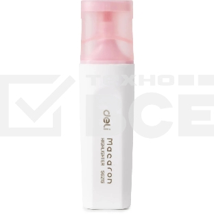 Текстовыделитель Deli ES621Spink Macaron скошенный пиш. наконечник 1-5мм розовый