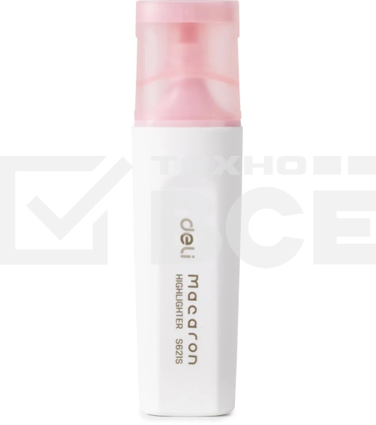 Текстовыделитель Deli ES621Spink Macaron скошенный пиш. наконечник 1-5мм розовый