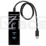 Разветвитель USB-C Digma DHUB-4USB-C-3.0 4порт. черный, фото3