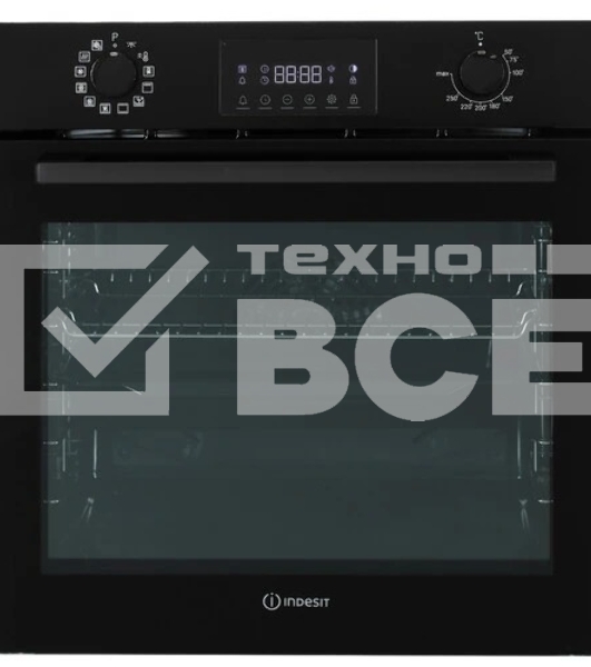 Электрический духовой шкаф Indesit IBFTE 3844 J BL черный