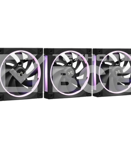 Комплект вентиляторов для корпуса DEEPCOOL FL12-3 IN 1 черный, 120 мм, 2150 об/мин, 32 дБ, 4 pin