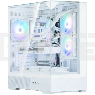 Компьютерный корпус ZALMAN P40 Prism, ATX, белый, WINDOW, 2x3.5