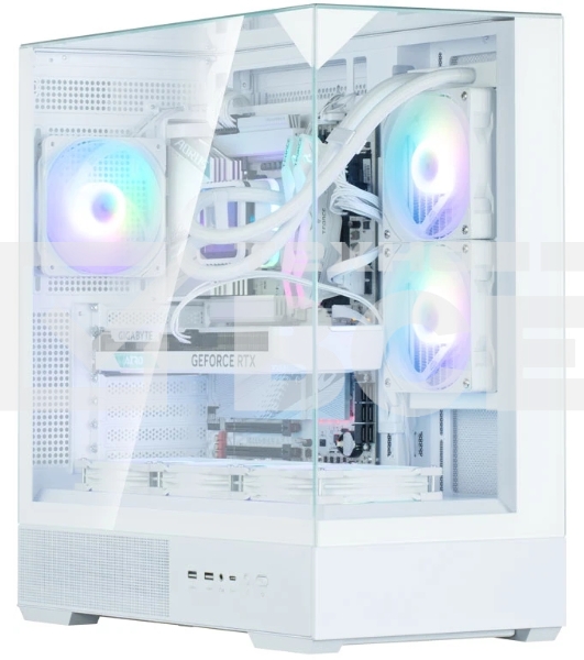 Компьютерный корпус ZALMAN P40 Prism, ATX, белый, WINDOW, 2x3.5