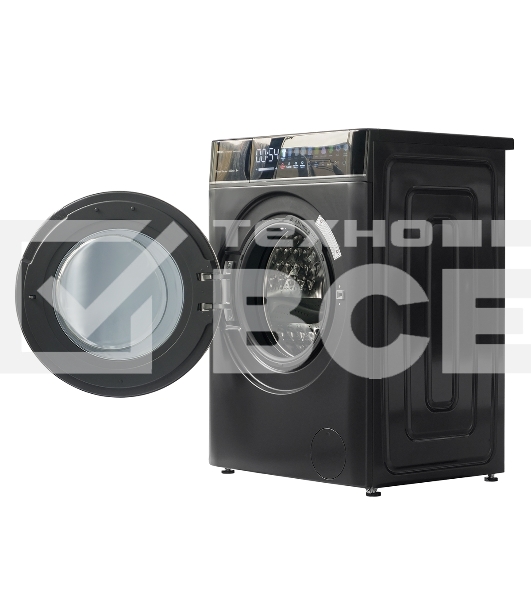 Стиральная машина с сушкой Centek CT-1976 серый, загрузка фронтальная 10кг, 1400 об/мин, Класс А+++