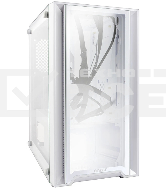 Компьютерный корпус Ginzzu CL520 белый mATX