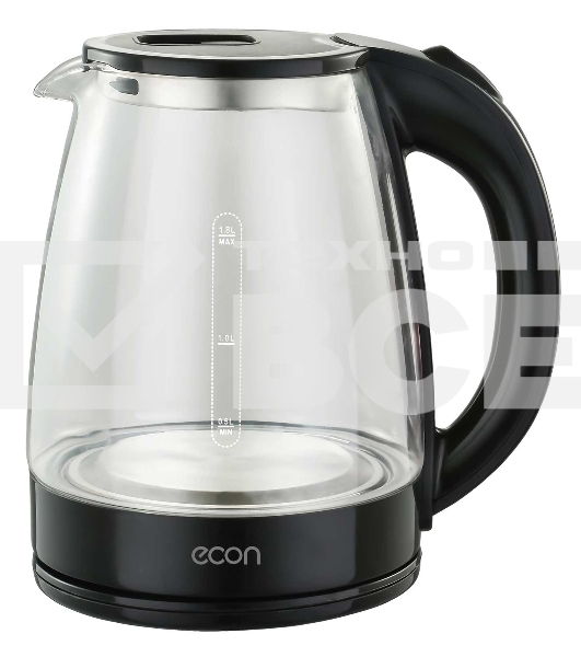 Чайник электрический стекло ECON ECO-1845KE