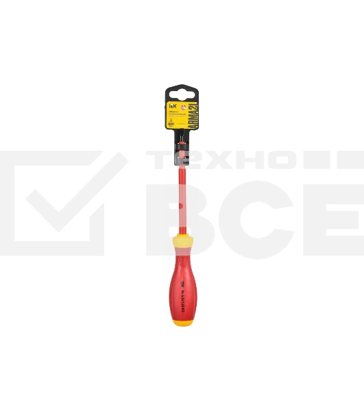 Отвертка диэлектрическая шлицевая SL5.5х125 K3 1000В ARMA2L 3 IEK A2L3-SC30-K3-SL-55-125