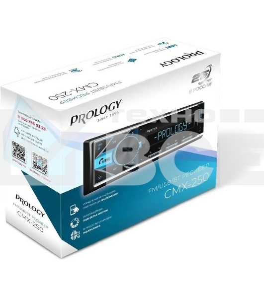 Автомагнитола Prology CMX-250 1DIN 4x55Вт