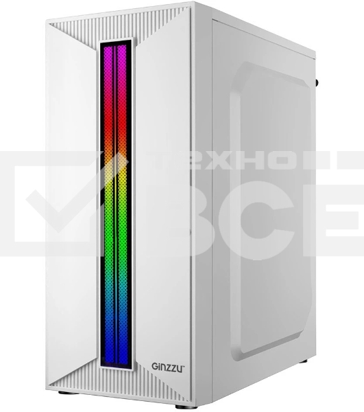 Компьютерный корпус Ginzzu B380 2*USB 2.0,AU RGb