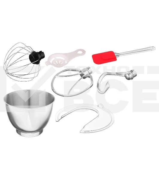 Миксер планетарный Hyundai HYM-S6451 1300 Вт, красный