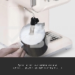 Кофеварка рожковая Hyundai HEM-5300 бежевый/серебристый, исп. кофе - молотый, 1.5 л, 850 Вт, 20 бар, фото18