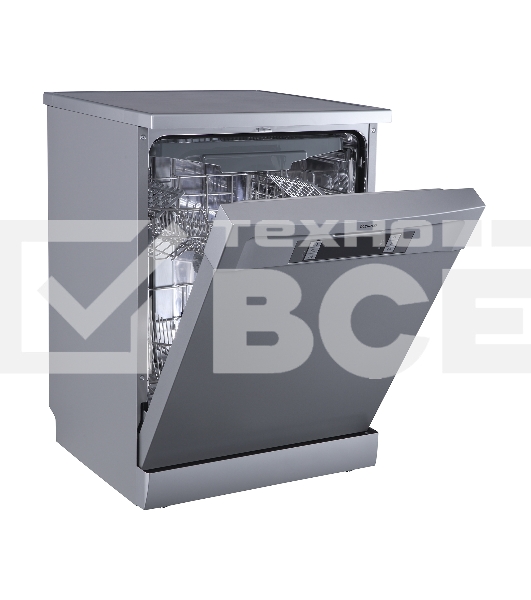 Посудомоечная машина Бирюса DWF-614/6 M, серый, 59.8 см, 14 компл., 49 дБ, класс A++