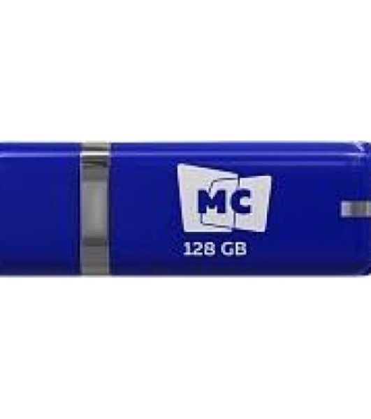 Флешка USB MORE CHOICE МФБ128 Blue (4620202558978), 128GB, USB 3.0, R/W 25/15, синий