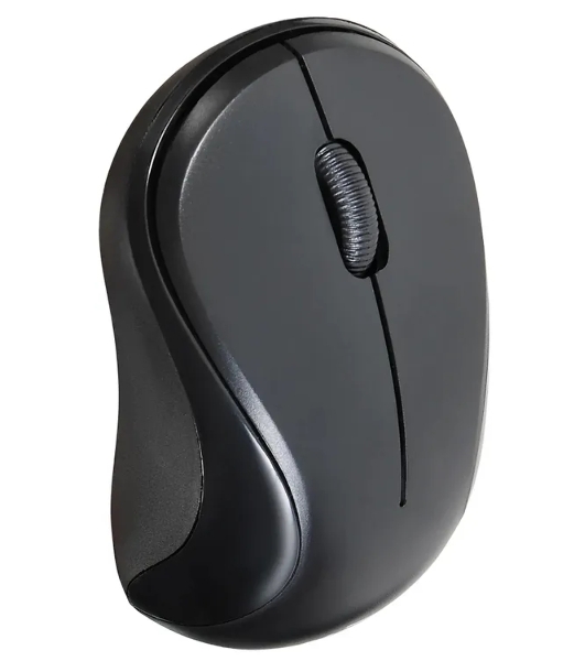 Мышь беспроводная Oklick 605SW черный, 1200 dpi, радиоканал, USB, кнопки - 3