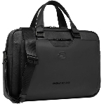 Деловая сумка мужская Piquadro Ael CA6920S142/N с отделением для ноутбука 14' черная натур.кожа, фото 1