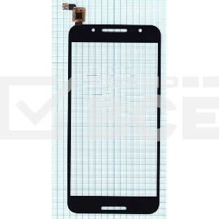 Сенсорное стекло (тачскрин) для Alcatel A7 5090Y, черное