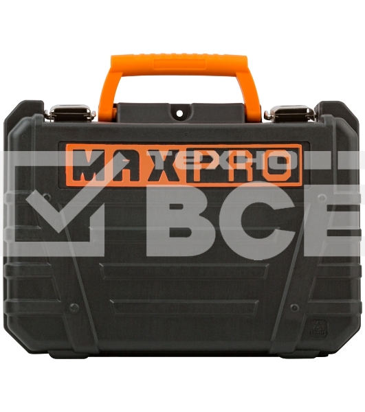 Дрель-шуруповерт MAX-PRO 85026, Аккумуляторная, 12В, 2 АКБ, Кейс