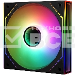 Кулер для корпуса Thermalright TL-M12-S (120x124x25mm, 4-pin PWM, ARGB, 47.6CFM, 23.2dBA, 1500RPM, Black), фото2