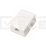 Розетка телефонная 1-м Proconnect RJ11 6P2C 03-0001-4, фото 1