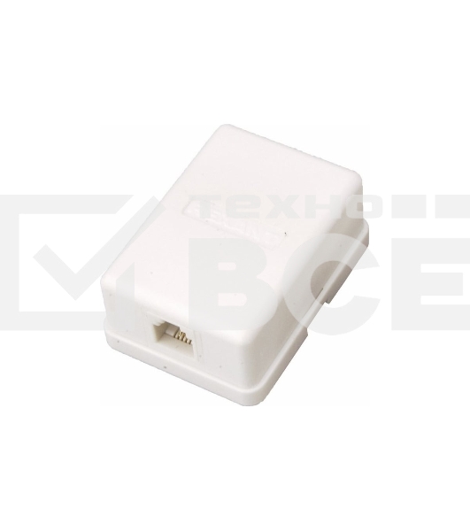 Розетка телефонная 1-м Proconnect RJ11 6P2C 03-0001-4