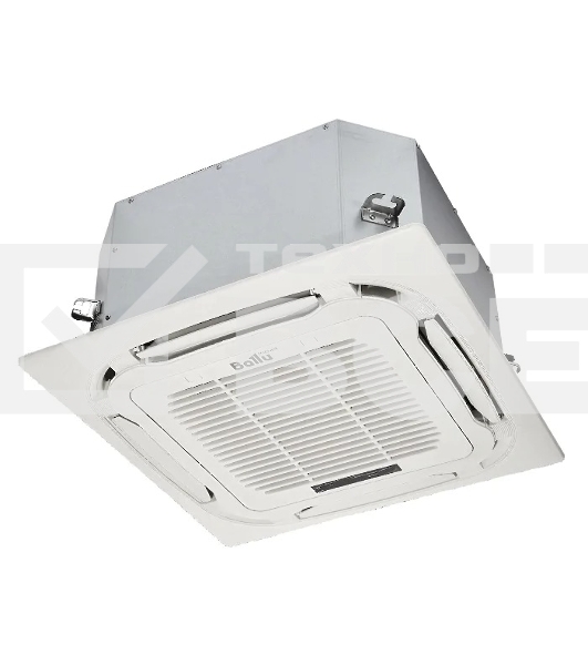 Блок внутренний сплит-системы кассетного типа Ballu Machine BLC_C/in-18HN1_21Y (compact) 18000 BTU, 55 м², 46 дБ, охлаждение, обогрев, осушение, белый