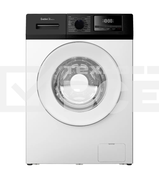 Стиральная машина Evelux EW 45127 V белый, загрузка фронтальная 7 кг, 1200 об/мин, класс: A+++