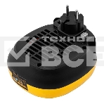 Тепловентилятор керамический Denzel DTFC-700 портативный, черный/желтый, 700 Вт, 10 м2, цифровой термостат, фото16