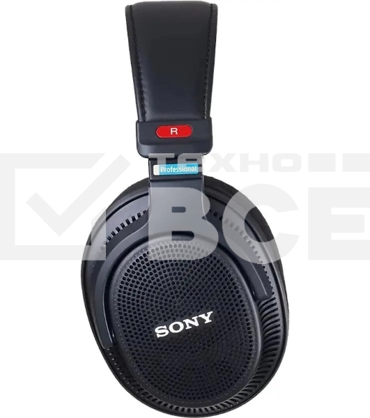 Наушники мониторные Sony MDR-MV1 2.5м черный проводные оголовье