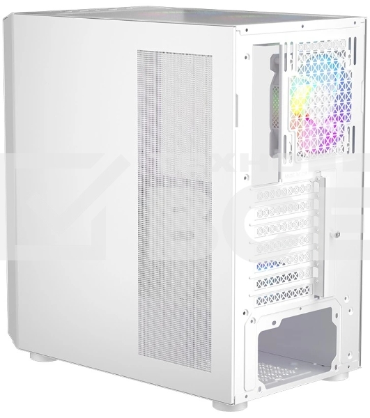 Компьютерный корпус 1STPLAYER TRILOBITE T7-P белый, ATX, 4x120мм LED fans