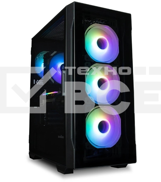 Компьютерный корпус ZALMAN I3 NEO, ATX, BLACK, FRONT MESH, WINDOW, 2x3.5