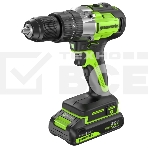 Дрель-шуруповерт аккумуляторная Greenworks GD24DD60 ударная аккумуляторная, 24V, бесщеточная, 30/60Нм,2х2Ач,ЗУ,кор 3704107CUC, фото5