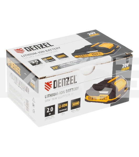 Батарея аккумуляторная Denzel BH-20-2.0, Li-Ion, 20 В, 2,0 А·ч
