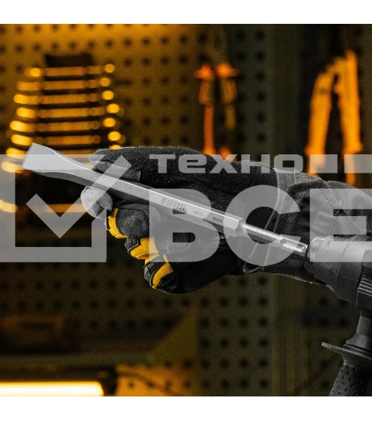 Зубило Denzel 14 х 20 х 250 мм, 40Cr, SDS PLUS