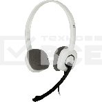 Гарнитура проводная с микрофоном Logitech H150 белый накладные оголовье (981-000350), фото 1