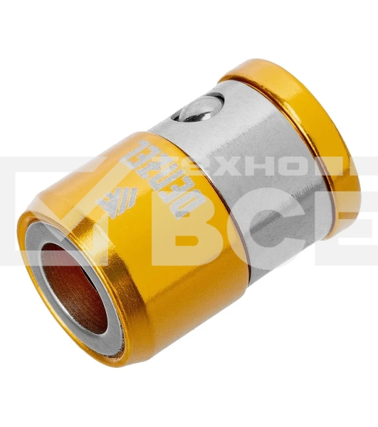 Магнитная насадка для бит Denzel 11737, для шестигранных бит, 2 шт