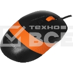Мышь проводная A4Tech Fstyler FM10 черный/оранжевый, 1600 dpi, USB, кнопки - 4, фото6