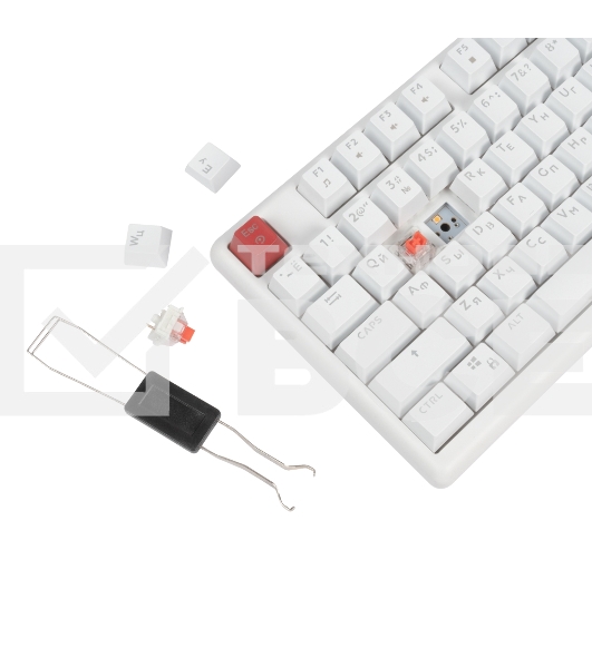 Клавиатура Filum FL-GKBM15 проводная, USB Type-C, белый