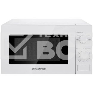 Микроволновая печь Maunfeld MFSMO720MW01 белый, 20 л, 700 Вт, переключатели - поворотный механизм