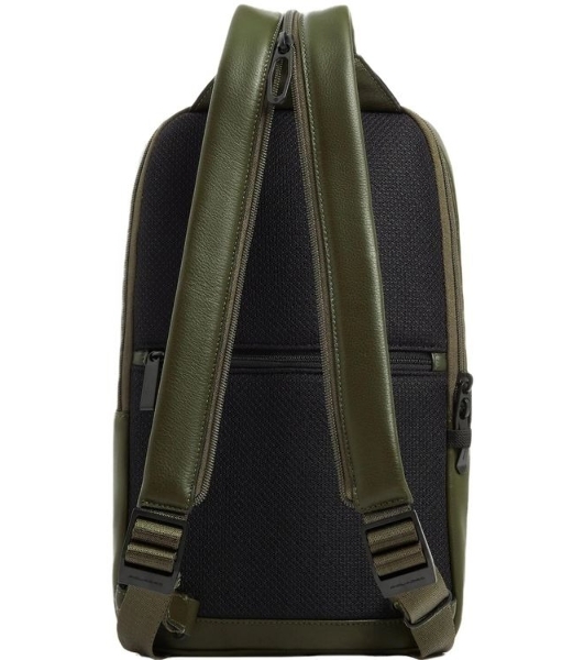 Рюкзак слинг Piquadro Russel CA6764W137/VE2 хаки кожа