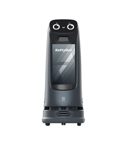 Сервисный робот-доставщик PuduRobotics модели KettyBot Pro (цвет: черный) в компл. с зарядной станц.