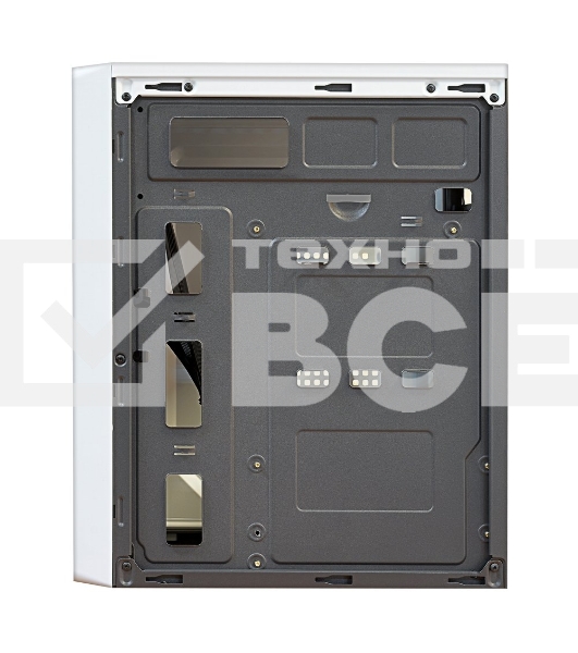 Компьютерный корпус MiniTower Ginzzu B185 White mATX,2xUSB2.0, белый,w/o PSU, w/o fan (Ginzzu B185)