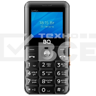 Мобильный телефон BQ 2006 Comfort черный