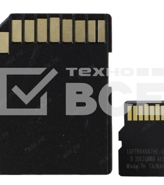 Флеш карта QUMO MicroSDXC 64GB 90/45 МБ/с UHS-I U3, Pro seria 3.0 с адаптером SD, красная картонная упаковка