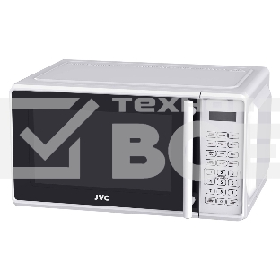 Микроволновая печь JVC JK-MW425SG белый, 20 л, 700 Вт, переключатели - мембранные кнопки
