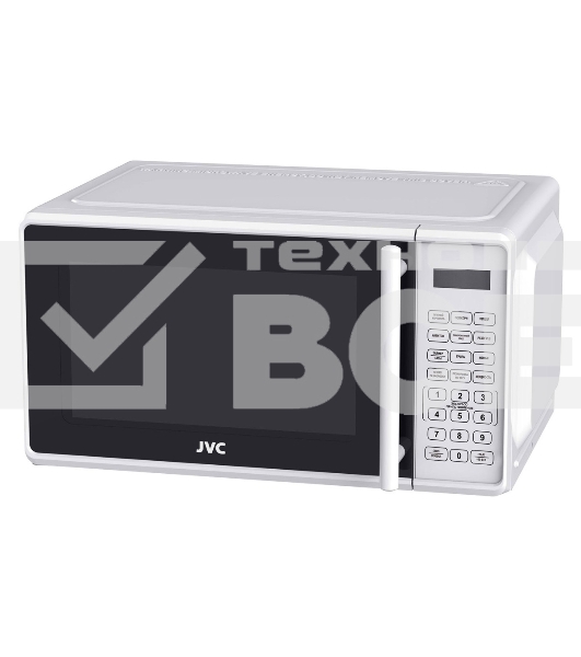 Микроволновая печь JVC JK-MW425SG белый, 20 л, 700 Вт, переключатели - мембранные кнопки